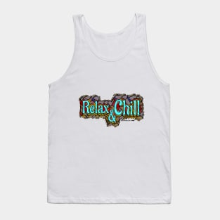 Relax And Chill Logo Tank Top